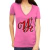 Tultex 214 - Ladies' Slim Fit Fine Jersey V-Neck Thumbnail