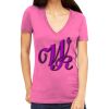 Tultex 214 - Ladies' Slim Fit Fine Jersey V-Neck Thumbnail