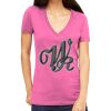 Tultex 214 - Ladies' Slim Fit Fine Jersey V-Neck Thumbnail