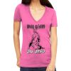 Tultex 214 - Ladies' Slim Fit Fine Jersey V-Neck Thumbnail