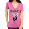 Tultex 214 - Ladies' Slim Fit Fine Jersey V-Neck Thumbnail