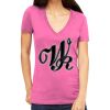Tultex 214 - Ladies' Slim Fit Fine Jersey V-Neck Thumbnail