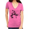 Tultex 214 - Ladies' Slim Fit Fine Jersey V-Neck Thumbnail