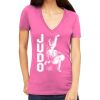 Tultex 214 - Ladies' Slim Fit Fine Jersey V-Neck Thumbnail