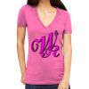 Tultex 214 - Ladies' Slim Fit Fine Jersey V-Neck Thumbnail