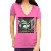 Tultex 214 - Ladies' Slim Fit Fine Jersey V-Neck Thumbnail
