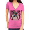 Tultex 214 - Ladies' Slim Fit Fine Jersey V-Neck Thumbnail