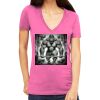 Tultex 214 - Ladies' Slim Fit Fine Jersey V-Neck Thumbnail