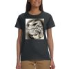 Gildan 100% Cotton Ladies T-Shirt Thumbnail