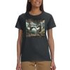 Gildan 100% Cotton Ladies T-Shirt Thumbnail