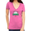 Tultex 214 - Ladies' Slim Fit Fine Jersey V-Neck Thumbnail