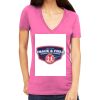 Tultex 214 - Ladies' Slim Fit Fine Jersey V-Neck Thumbnail