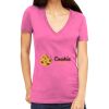 Tultex 214 - Ladies' Slim Fit Fine Jersey V-Neck Thumbnail