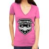 Tultex 214 - Ladies' Slim Fit Fine Jersey V-Neck Thumbnail