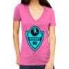 Tultex 214 - Ladies' Slim Fit Fine Jersey V-Neck Thumbnail
