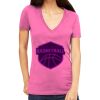 Tultex 214 - Ladies' Slim Fit Fine Jersey V-Neck Thumbnail