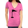Tultex 214 - Ladies' Slim Fit Fine Jersey V-Neck Thumbnail