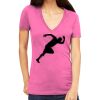 Tultex 214 - Ladies' Slim Fit Fine Jersey V-Neck Thumbnail