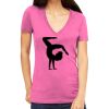 Tultex 214 - Ladies' Slim Fit Fine Jersey V-Neck Thumbnail