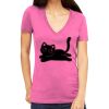 Tultex 214 - Ladies' Slim Fit Fine Jersey V-Neck Thumbnail